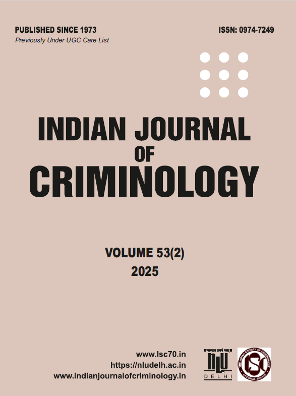 Indian Journal of Criminology