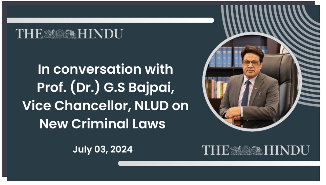 The Hindu — In Conversation with Prof. G.S. Bajpai